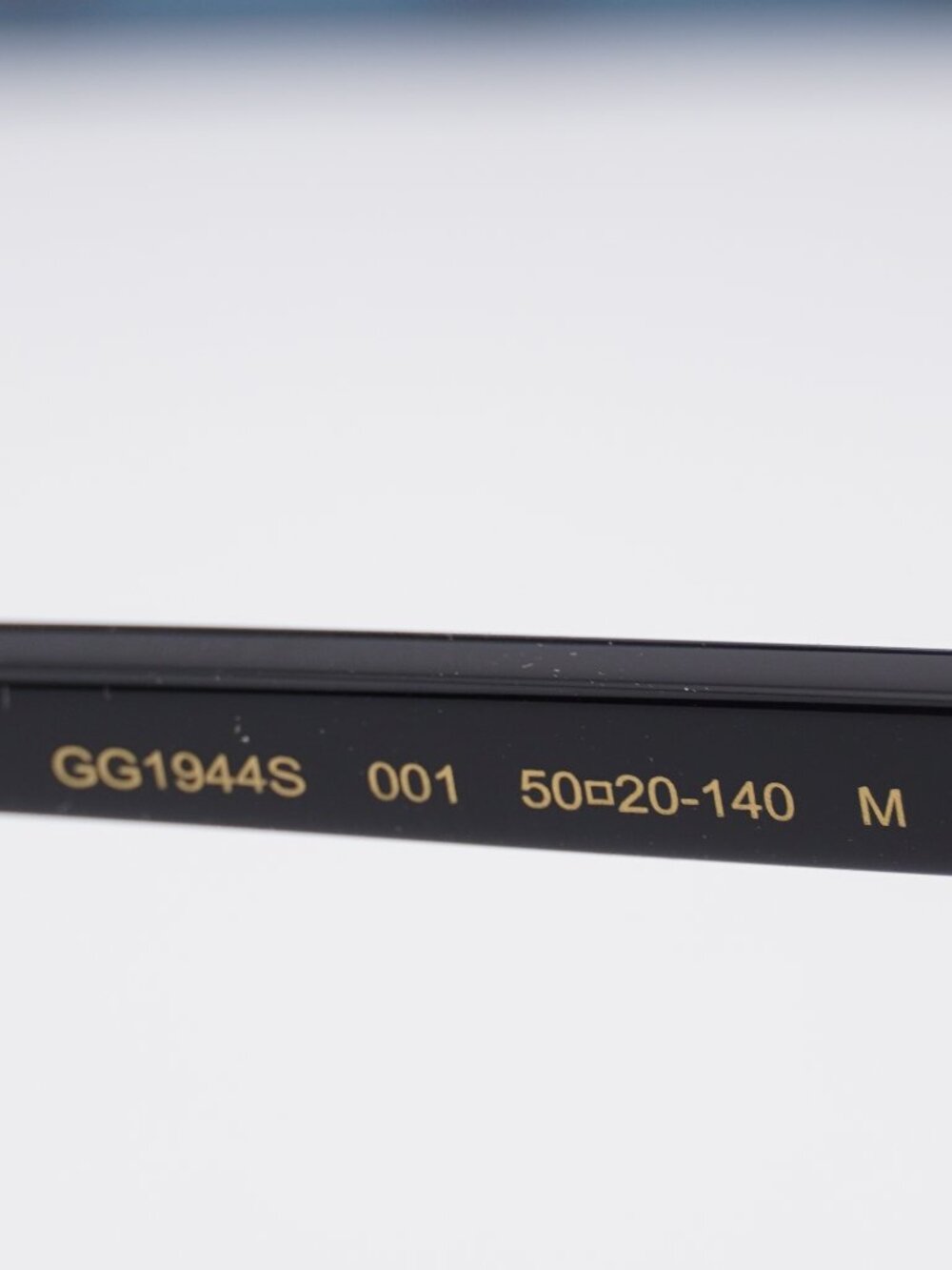 Gucci GG1944S 001 Rectangle Sunglasses - Black / Grey - Picture 9 of 12